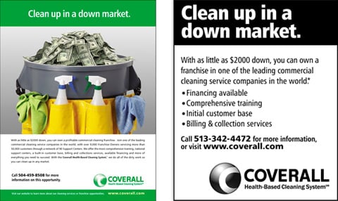 Franchise Sales Print Campaign - Coverall