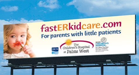 Pediatirc ER campaign for HCA East FLorida