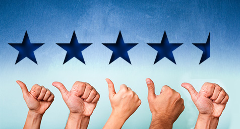 Facebook Expiriments with Star Ratings