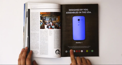 New Motorola Ad Colors Our Perception of Print Advertising 