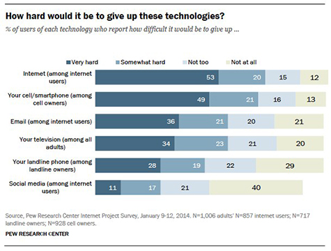 internet sentiment Pew Study