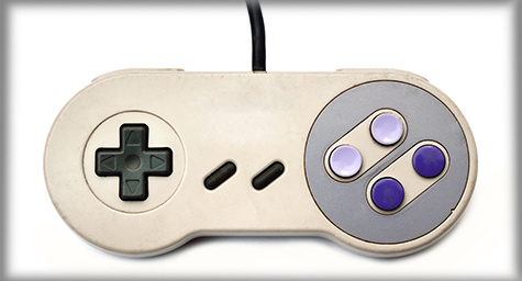 Retro Photo Series of Old Video Gaming Controllers