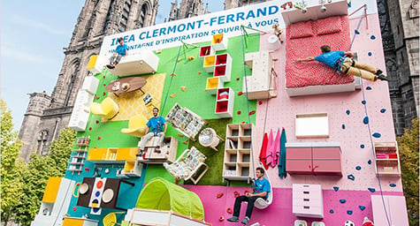 Creative Outdoor Advertising is Alive and “Wall” at Ikea