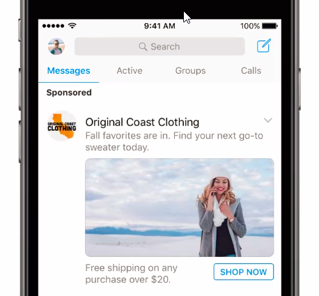 Facebook Advertising Reaches New Audiences with Messenger Ads