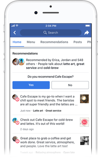 Facebook’s New Recommendations Feature: What Local Businesses Need to Know